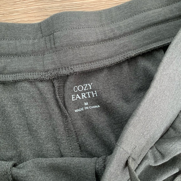 Cozy Earth Bamboo Mid-Length Shorts - Charcoal - Picture 6 of 6